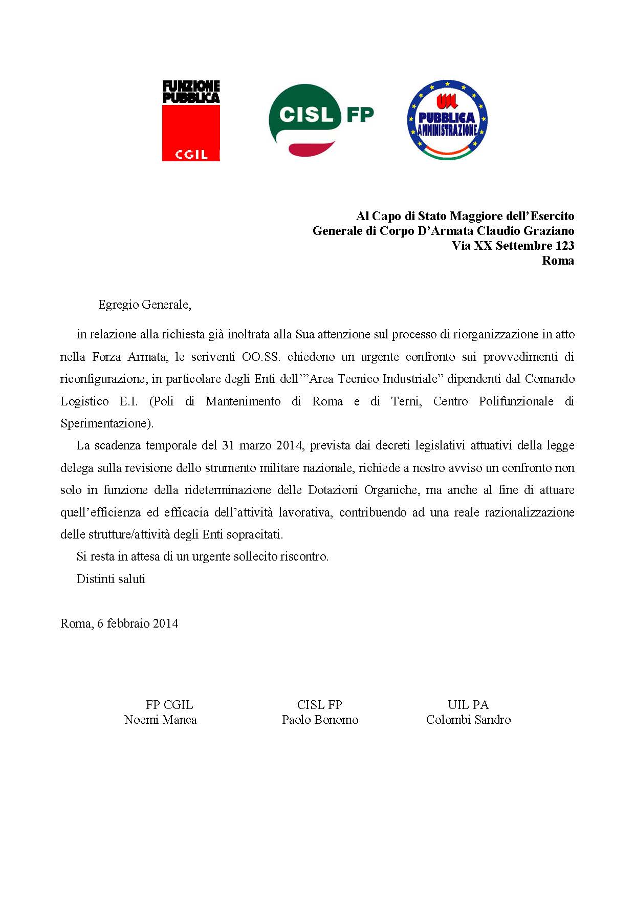 lettera_capo_SME_cgil_cis_uil_6feb14
